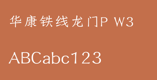 华康铁线龙门P W3