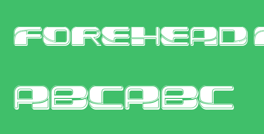 Forehead Fantasy 3D Filled