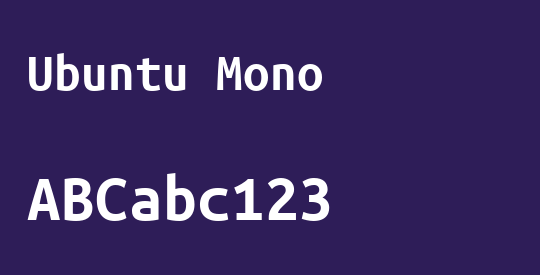 Ubuntu Mono