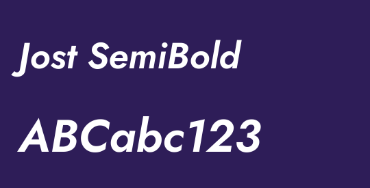 Jost SemiBold
