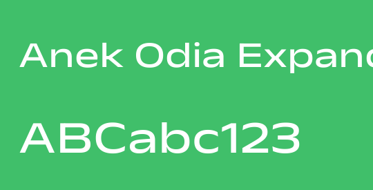 Anek Odia Expanded Medium