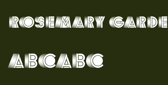 Rosemary Garden Filled