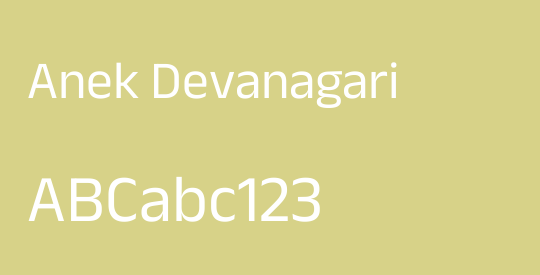 Anek Devanagari