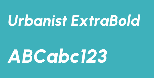 Urbanist ExtraBold