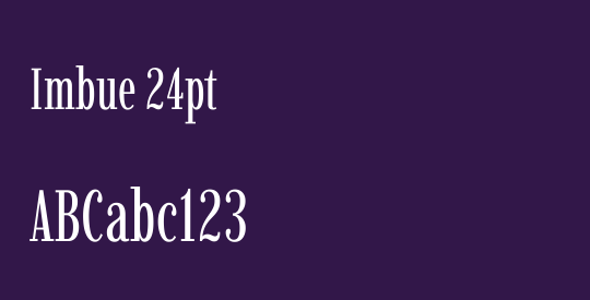 Imbue 24pt
