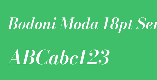Bodoni Moda 18pt SemiBold