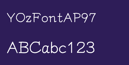 YOzFontAP97