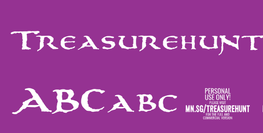 Treasurehunt PERSONAL USE