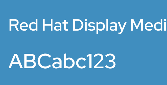 Red Hat Display Medium