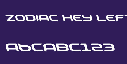 Zodiac Key Leftalic