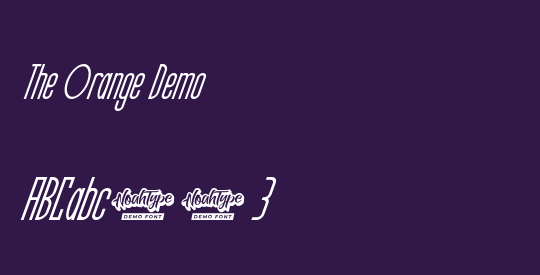 The Orange Demo