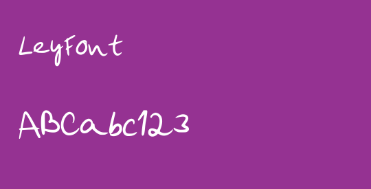 LeyFont