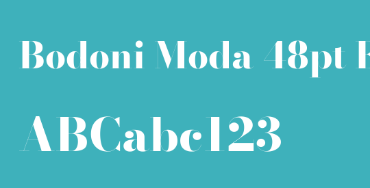 Bodoni Moda 48pt ExtraBold