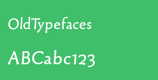 OldTypefaces