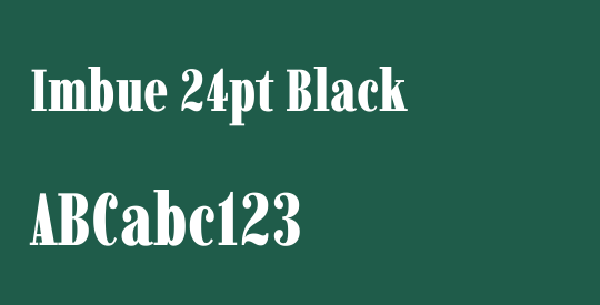 Imbue 24pt Black