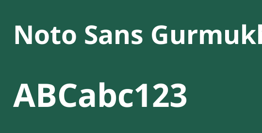 Noto Sans Gurmukhi