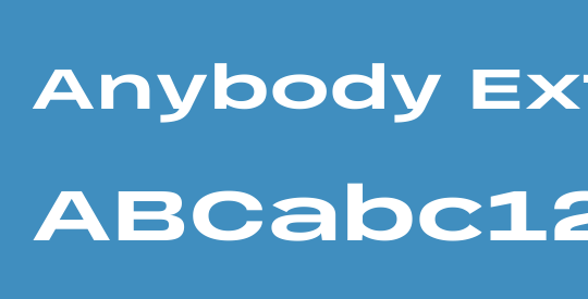 Anybody ExtraExpanded