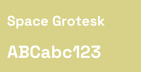 Space Grotesk