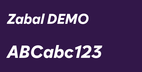 Zabal DEMO
