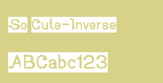 So Cute-Inverse