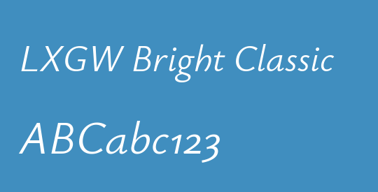 LXGW Bright Classic