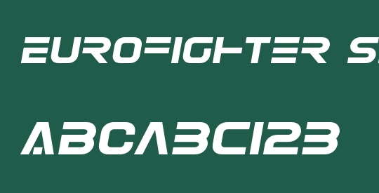 Eurofighter Semi-Italic