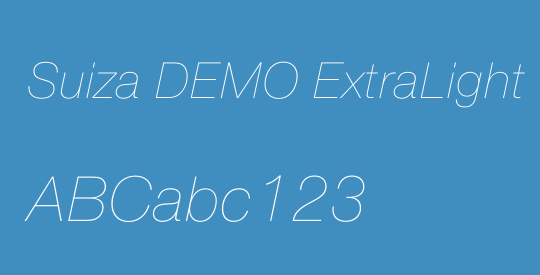 Suiza DEMO ExtraLight