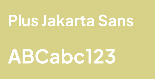 Plus Jakarta Sans