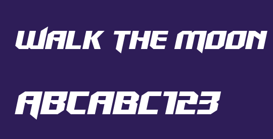 Walk The Moon Expanded Italic
