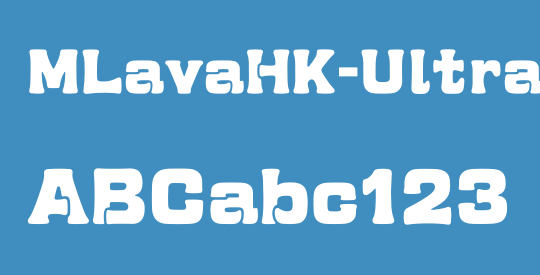 MLavaHK-UltraBold