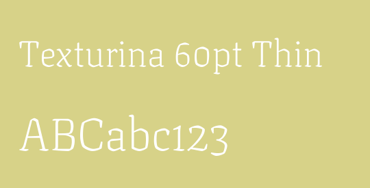 Texturina 60pt Thin