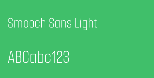 Smooch Sans Light