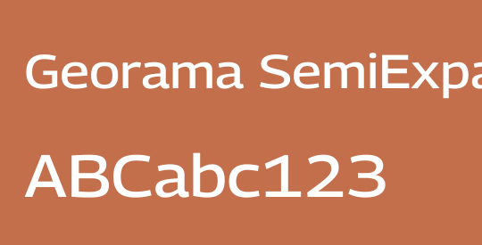 Georama SemiExpanded Medium
