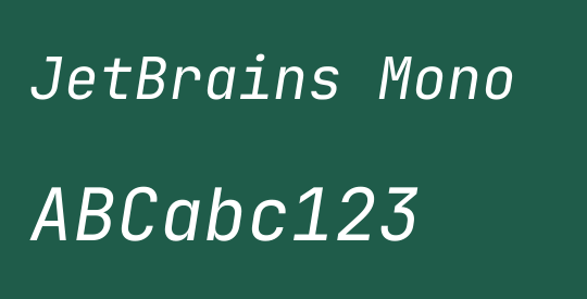 JetBrains Mono