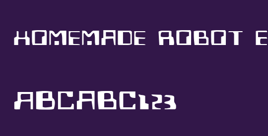 Homemade Robot Expanded