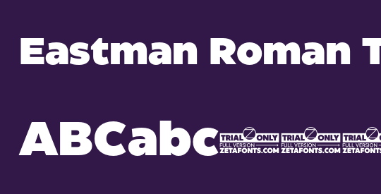 Eastman Roman Trial Black