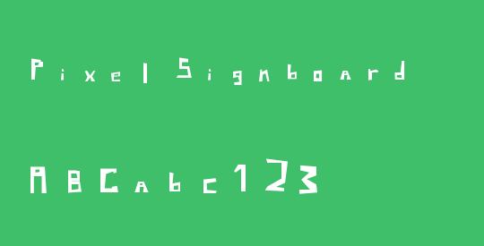 Pixel Signboard