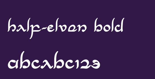 Half-Elven Bold