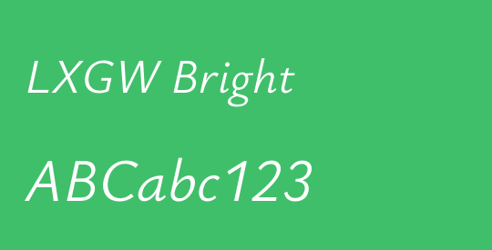 LXGW Bright