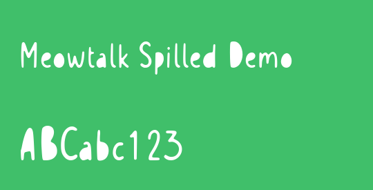 Meowtalk Spilled Demo