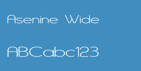 Asenine Wide