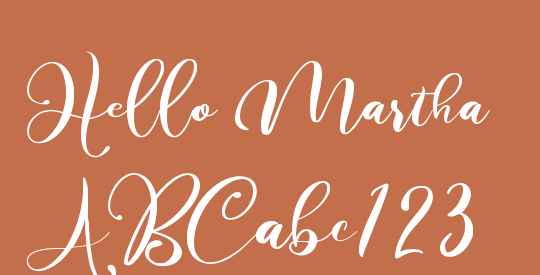 Hello Martha