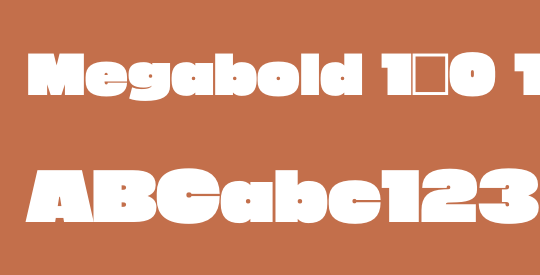 Megabold 1.0 TRIAL