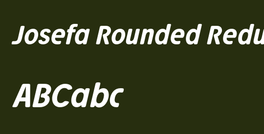 Josefa Rounded Reduced
