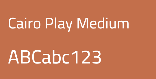 Cairo Play Medium