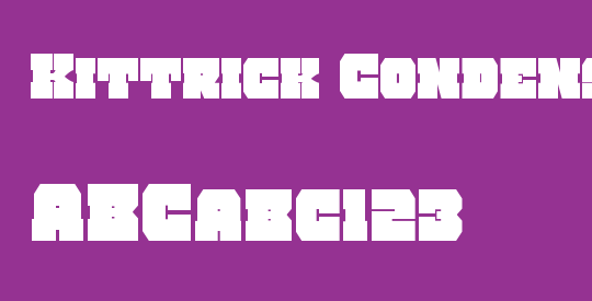 Kittrick Condensed