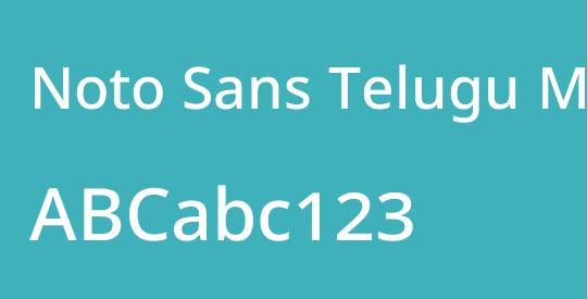 Noto Sans Telugu Medium