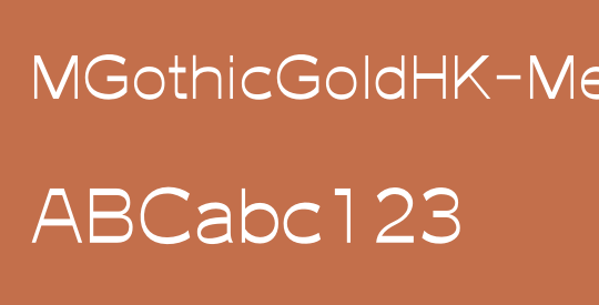 MGothicGoldHK-Medium