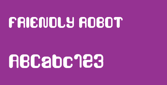 FRIENDLY ROBOT