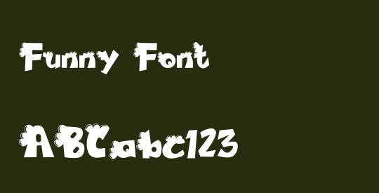 Funny Font